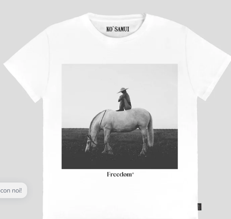Camiseta Ko Samui Freedo blanco